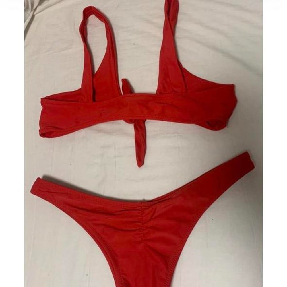 Red Bikini Set - Picture 2 of 2